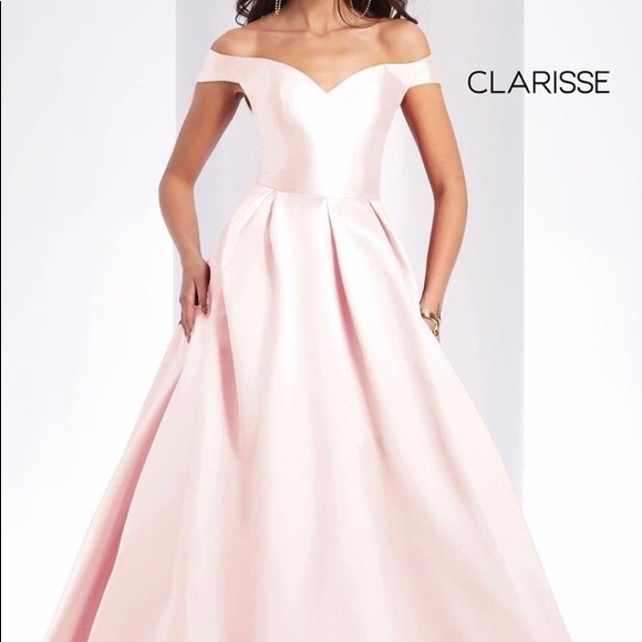 Clarisse Off Shoulder Corset Mikado Ballgown - Picture 1 of 3